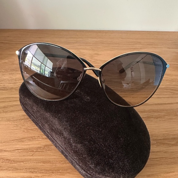 Tom Ford Black and Gold Sunglasses